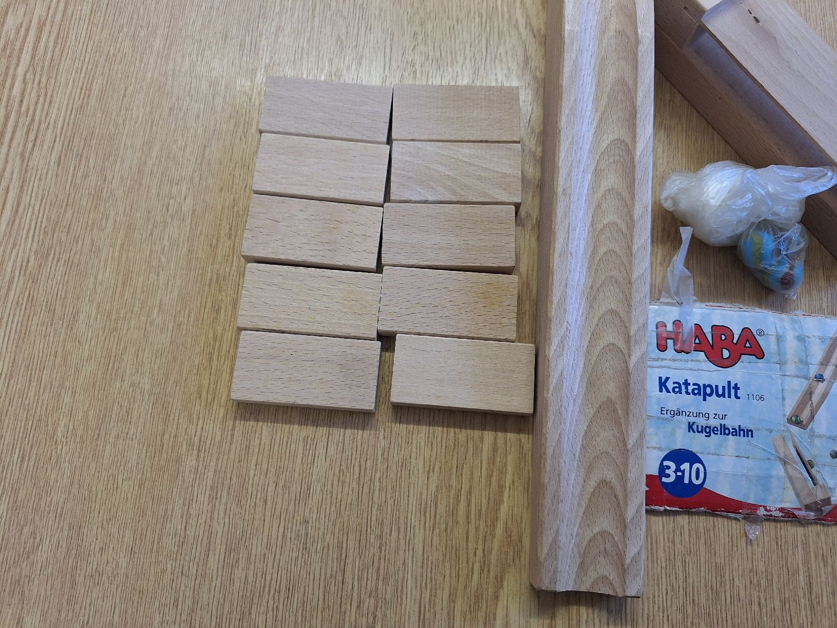 Haba Giocattoli: Haba Kugelbahn Katapult-Set - Holz – Usato da Wilen b. Wollerau venduto da kaffirank 1