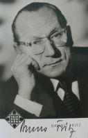 Bruno Fritz (1900-1984) Schauspieler - Autogramm