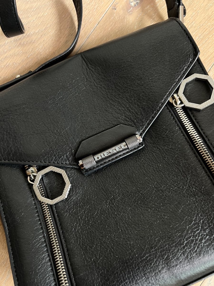 Diesel Borse da donna: Diesel crossbody bag black leather – Usato da Zürich venduto da Mirouch 2