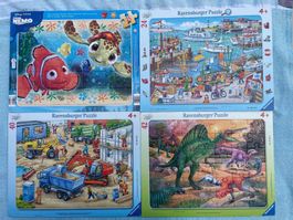 4 Stück RAVENSBURGER / DISNEY Puzzle 4+