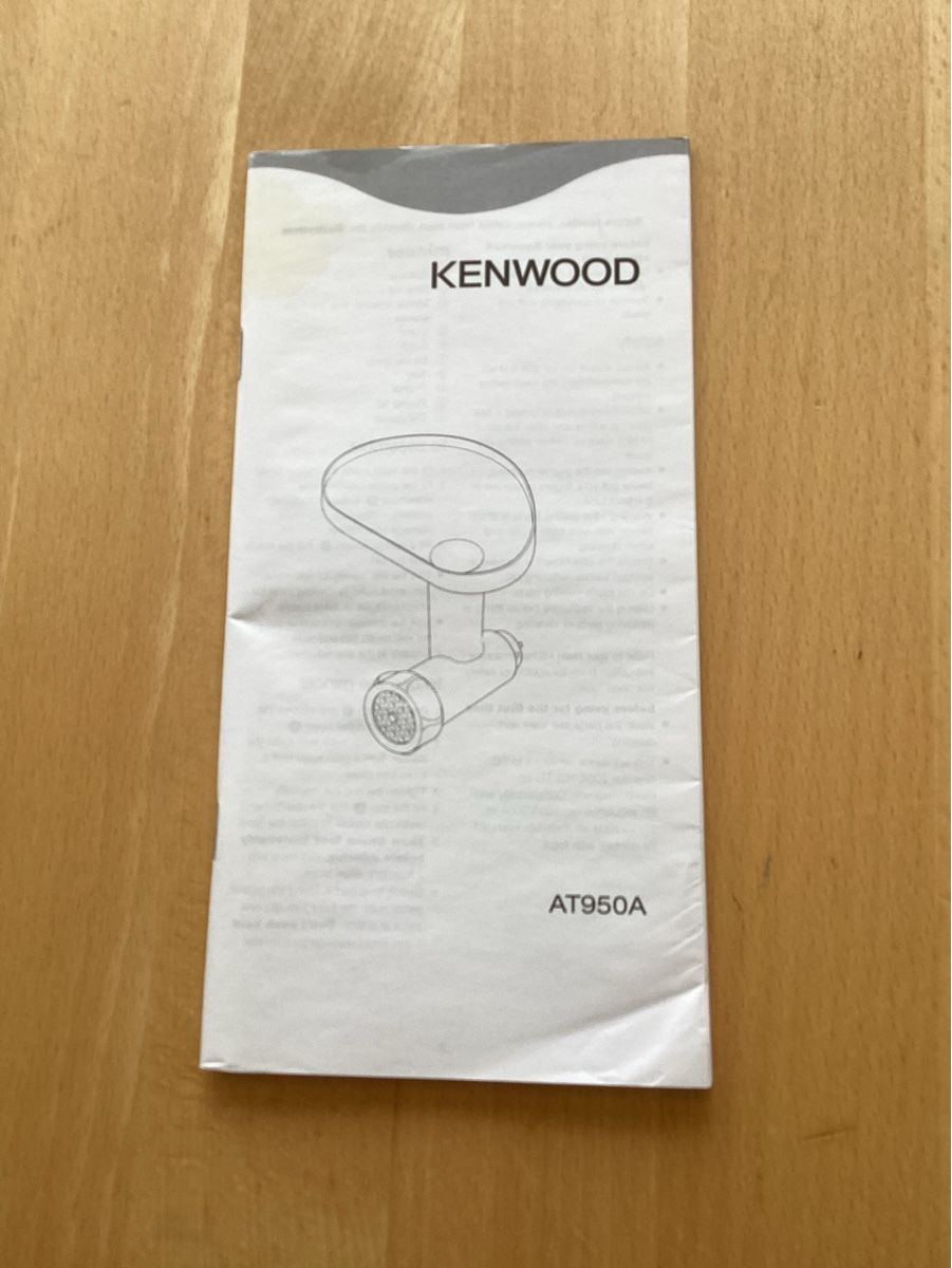 Kenwood Elettrodomestici da cucina: Kenwood Fleischwolf zu Chef/Major, nie gebraucht – Nuovo (secondo la descrizione) da Wassen UR venduto da SABDOM 7