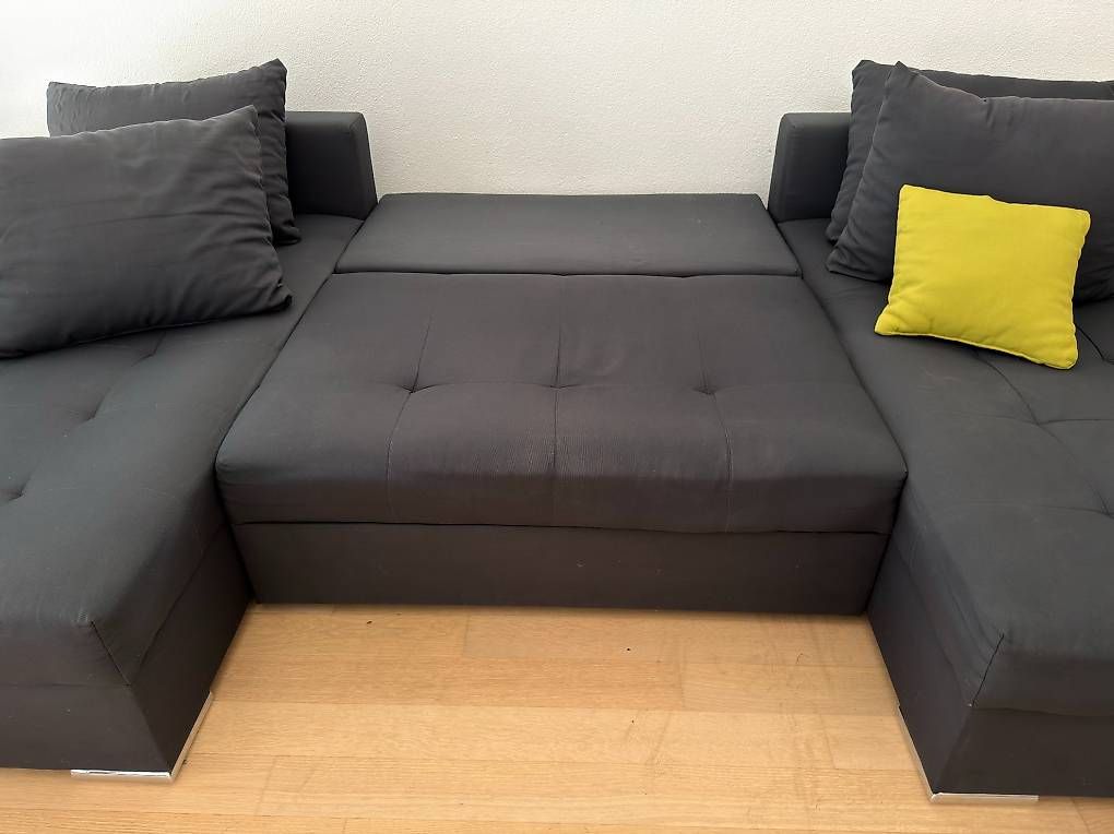 Sofas: Sofa U-Form mit Bettfunktion - Professionell gereinigt – D'occasion à Dübendorf par rad_55ph 4