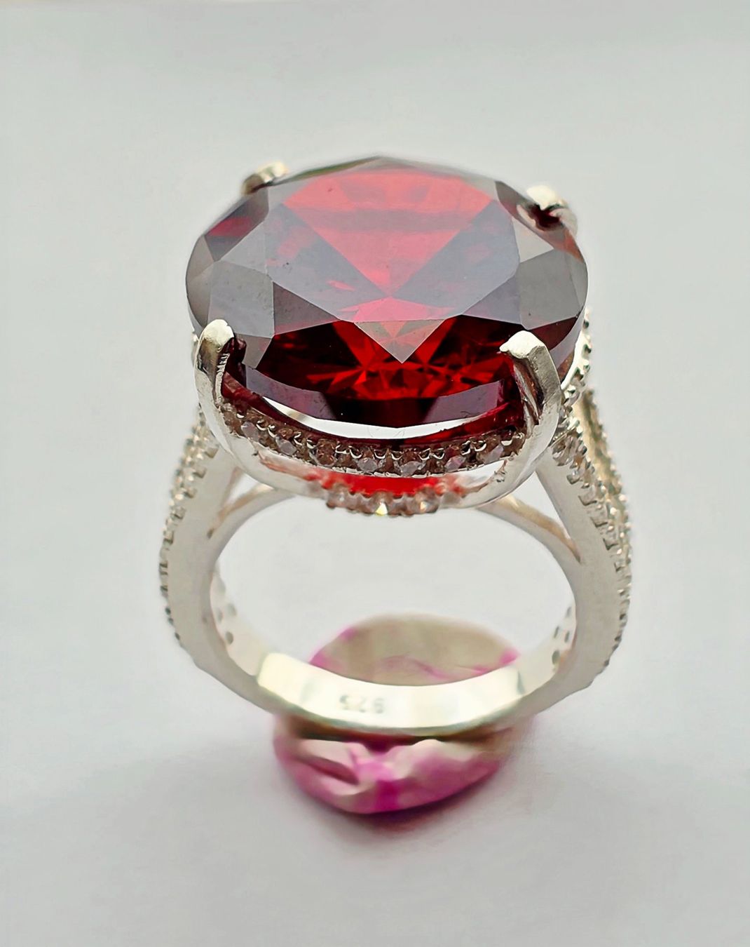 Bagues: Roter Topas Fingerring – Neuf (Voir description) à Zürich par benedikt12 3