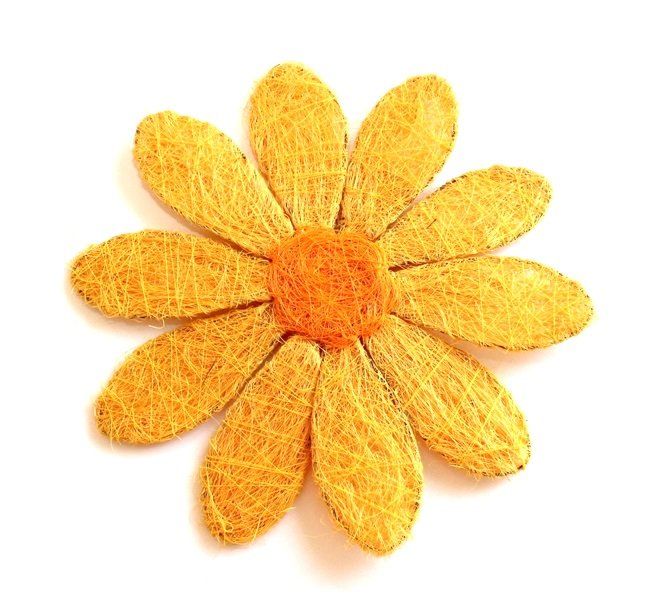 Tutte le decorazioni: Deko Blume gelb 30 und 35cm – Nuovo (secondo la descrizione) da Schlatt TG venduto da kreativ-atelier 2