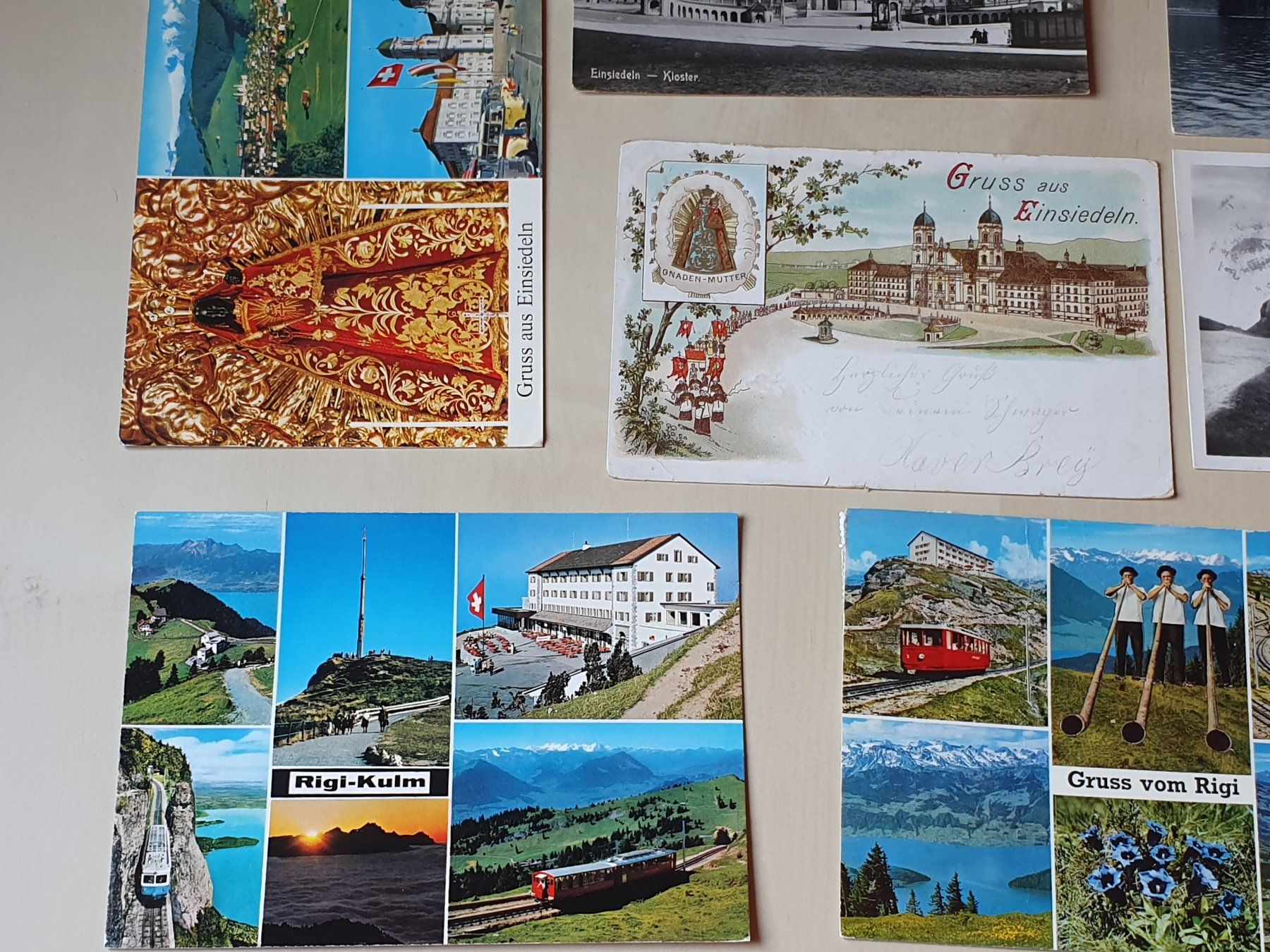 Cartoline postali: 10 x Karten Schwyz ab 1902 – Usato da Stansstad venduto da collectorsshop 5