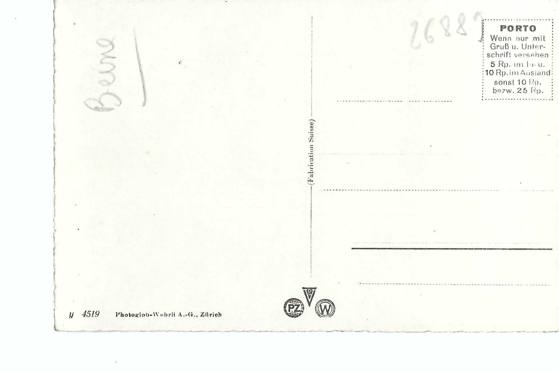 Cartoline postali: Grindelwald Berghotel First Schreckhorn Gletscher – Usato da Thun venduto da 44wart 1