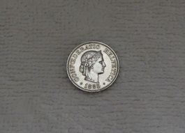 10 centimes/rappen 1885