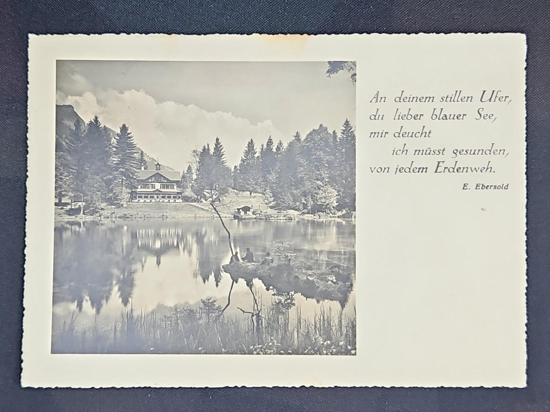 Tutti i francobolli: CL08 Carte Postale Suisse 1951 / Blausee – Usato da Cousset venduto da Patrick_Collections
