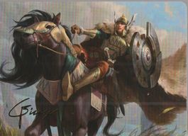 TCG Magic The Gathering MTG DMU ARTWORKS 10 SIGNED Ritterin
