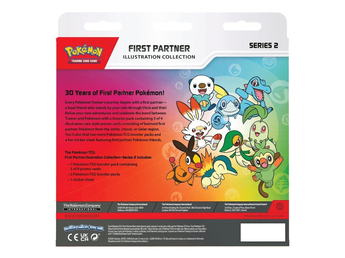 Pokémon Carte collezionabili: 3x Pokémon First Partner Illustration Collection Series 2 EN – Nuovo e nell'imballaggio originale da Gossau SG venduto da Bummelz 3