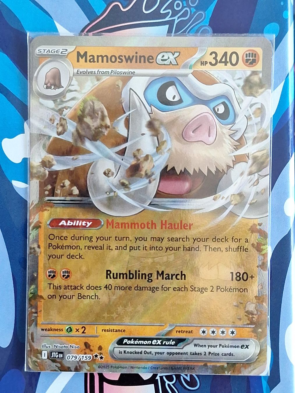 Pokémon Carte collezionabili: Mamoswine ex - #14 – Usato da Altstätten SG venduto da GGsGameshop