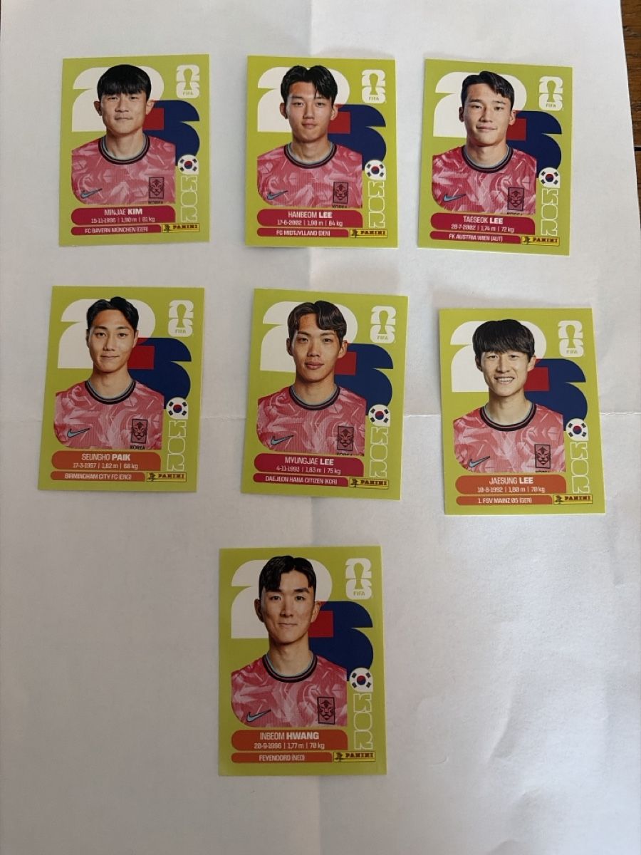 Panini Carte collezionabili: Panini 2026 Lot de carte KOR – Nuovo (secondo la descrizione) da Pensier venduto da swerrmich