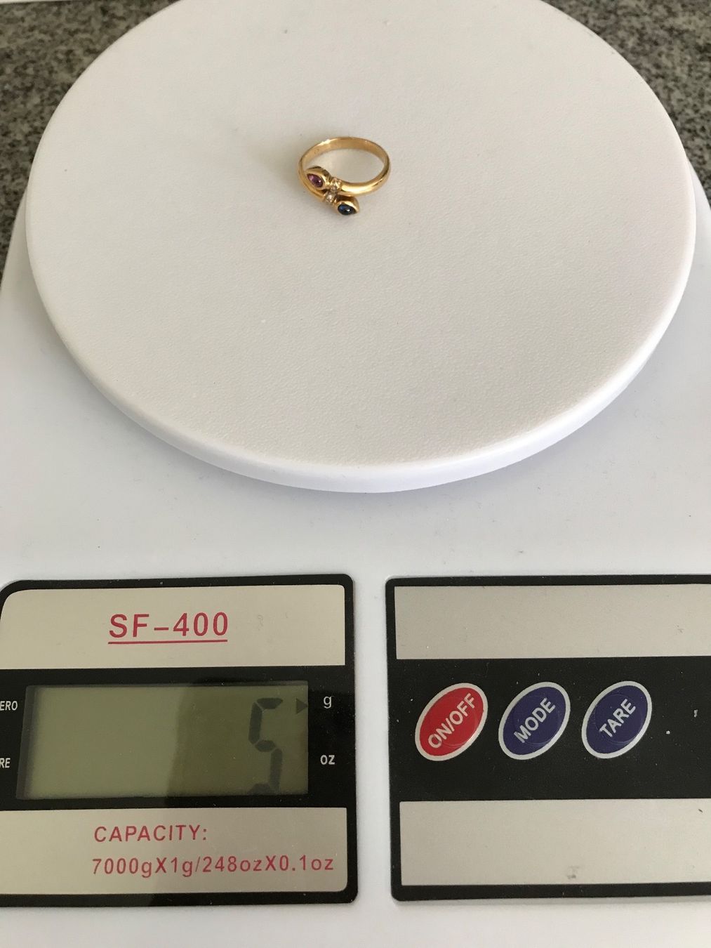 Anelli: Goldring mit Edelsteine und Brillant – Usato da glattbrugg venduto da tto_9tyc 4