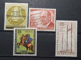 Berliner  Mi-Nr. 155-158 Postfrisch Tadellos 25 Fr