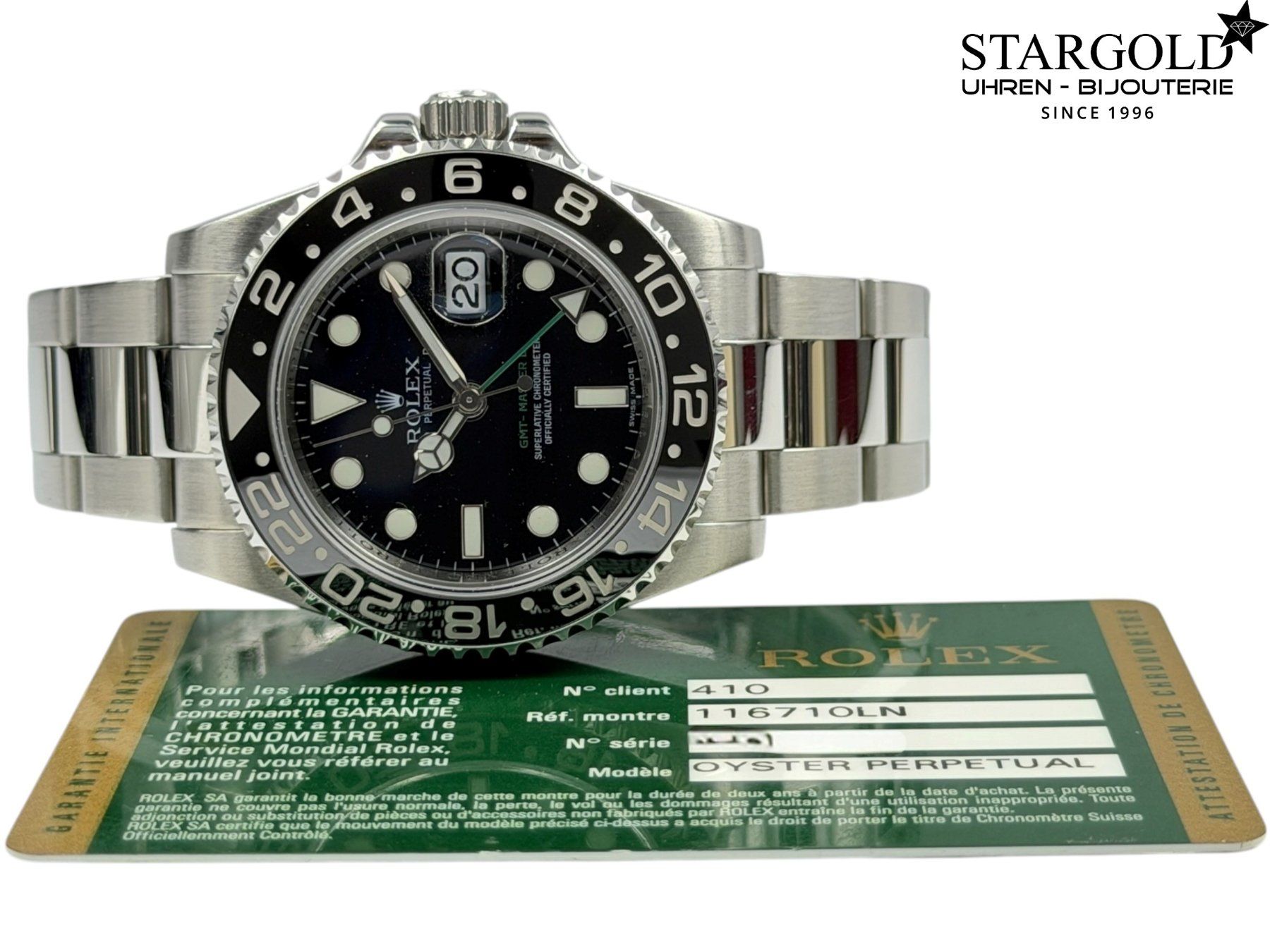 Rolex Orologi: Rolex GMT Master II - 116710LN – Usato da Zürich venduto da Stargold-Uhren 8