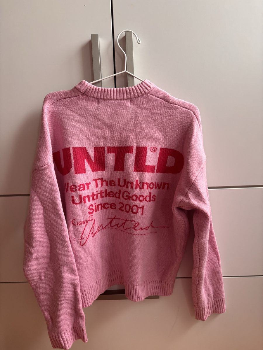 Bershka Maglioni & Felpe: Pullover rosa mit Aufdruck UNTLD Grösse XS – Nuovo (secondo la descrizione) da Spiez venduto da menost 1