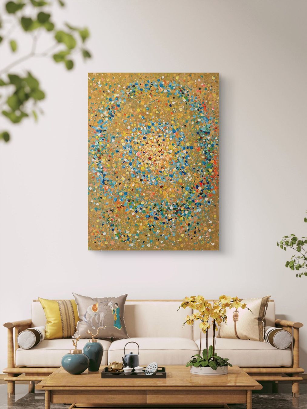 Tableaux: Goldener Ruhepol – Neuf avec emballage d'origine à Heimberg par CBalmerArt 4
