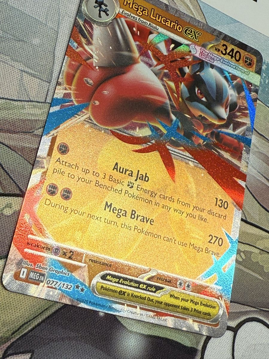 Pokémon Carte collezionabili: 077/132 mega Lucario ex EN pokemon mega evolution 2025 mint – Nuovo (secondo la descrizione) da Niederweningen venduto da rimicanardo 2