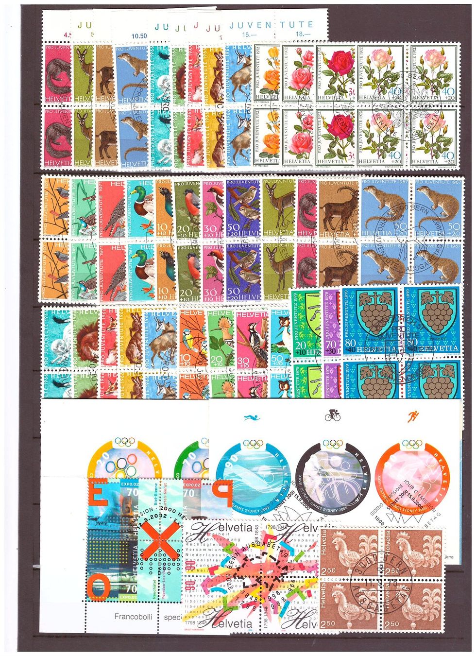 Tous les timbres: # 2 --- VIERERBLOCKS AUSGABETAG ++ – D'occasion à Dübendorf par Piero2 3