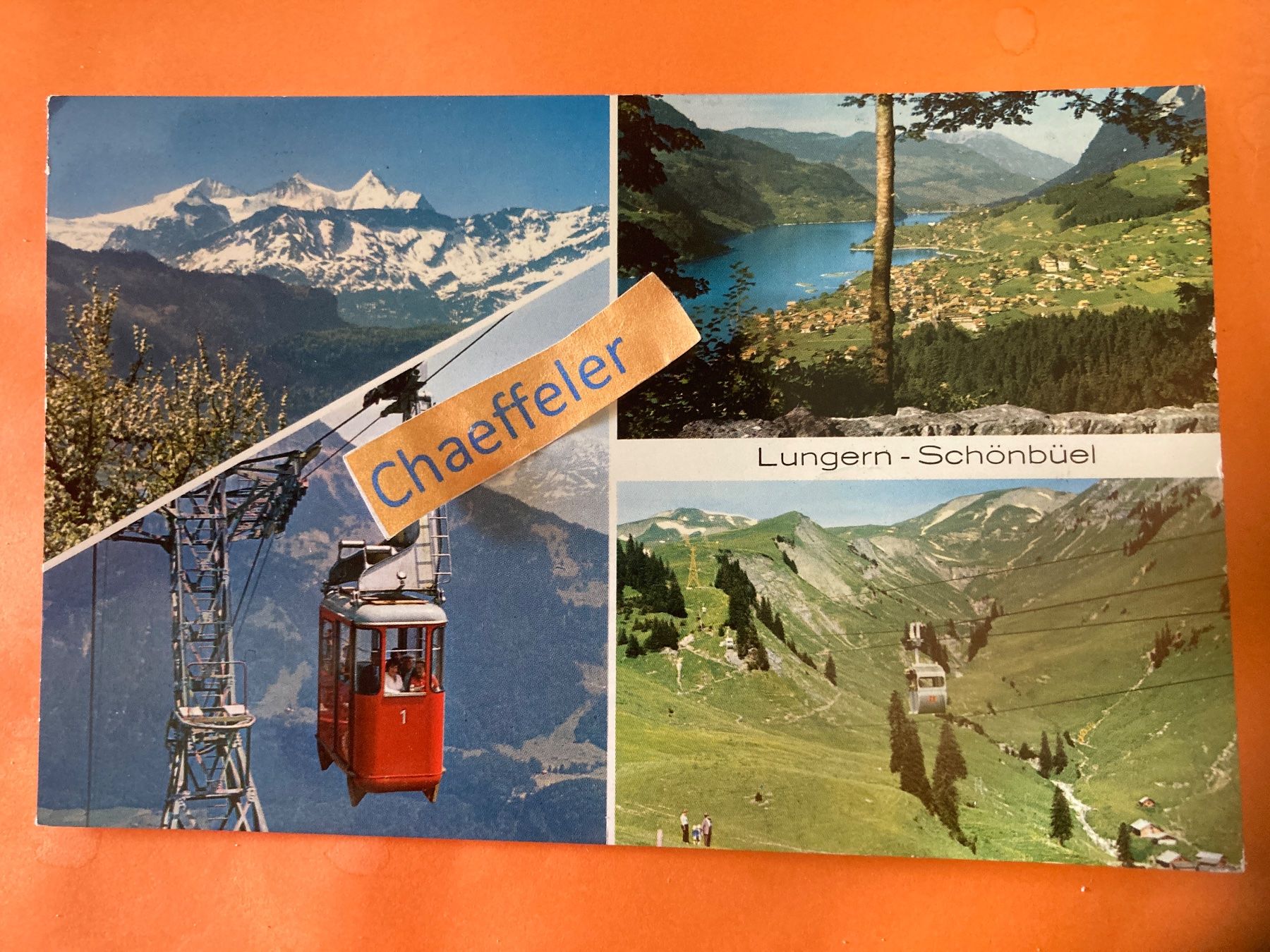 Ansichtskarten: 1965 Lungeren - Schönbühl – Gebraucht aus Zürich von Chaeffeler