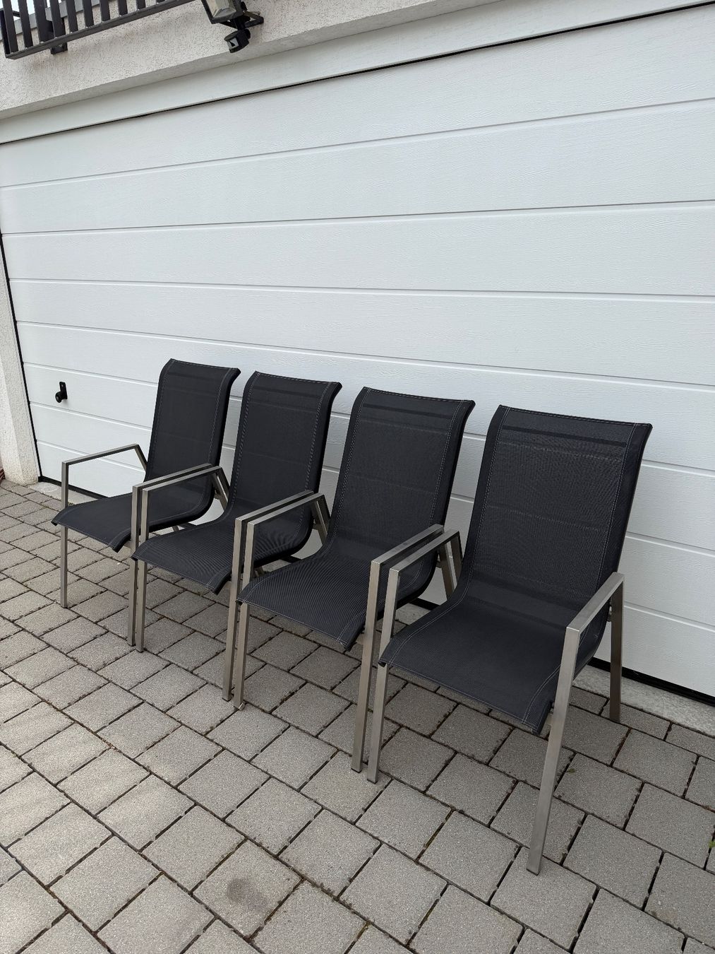 Sedie: Gartenstühle Chromstahl 4 Stk – Usato da Felben wellhausen venduto da To.el 3