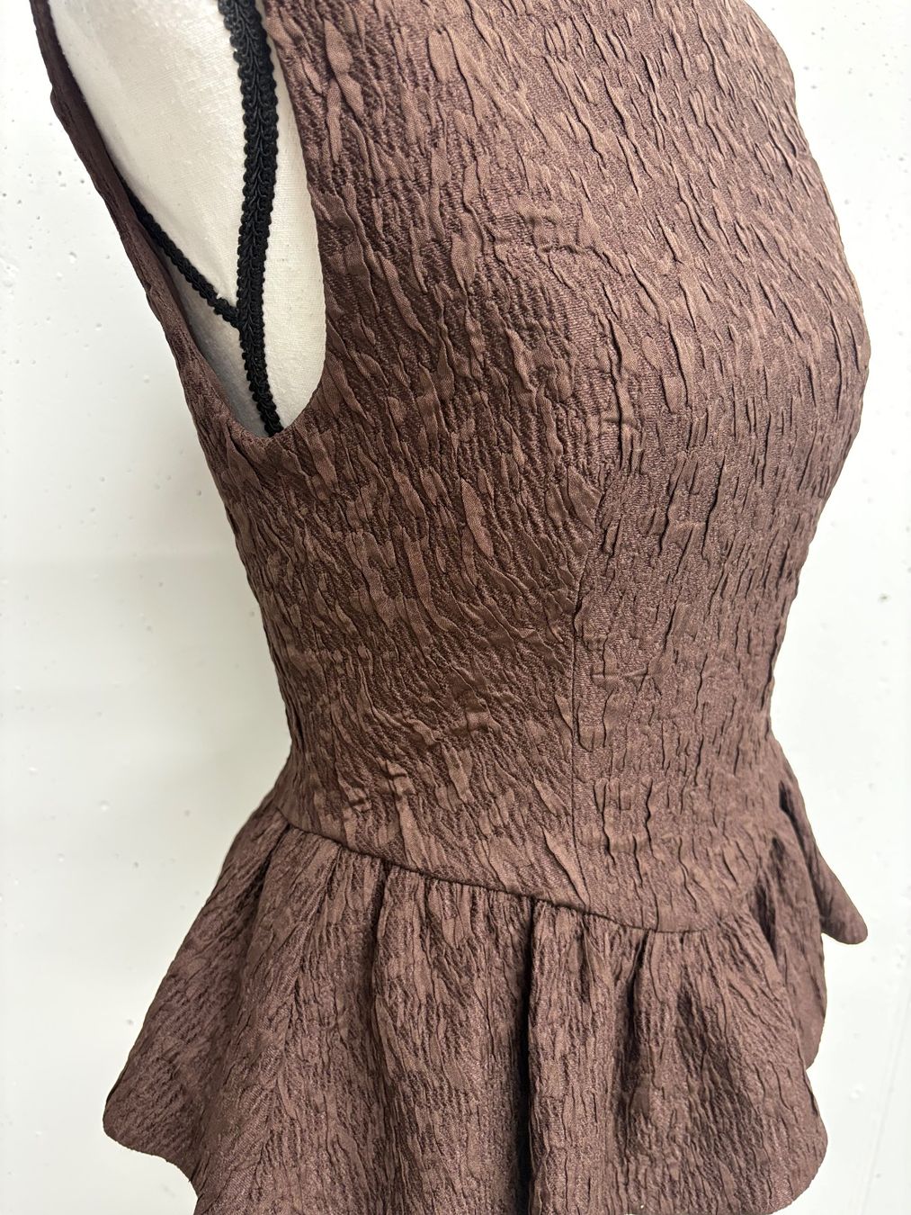 Zara Tops: Zara braunes Top mit Schösschen Gr. M – Neu (gemäss Beschreibung) aus Regensdorf von secondchancefashion 1