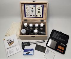 Goldanalytix Gold Silber Platin Prüfset Waage Messschieber
