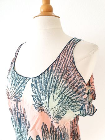 SHIRT TOP SOMMER XS RÜSCHEN toll zu JEANS ROCK