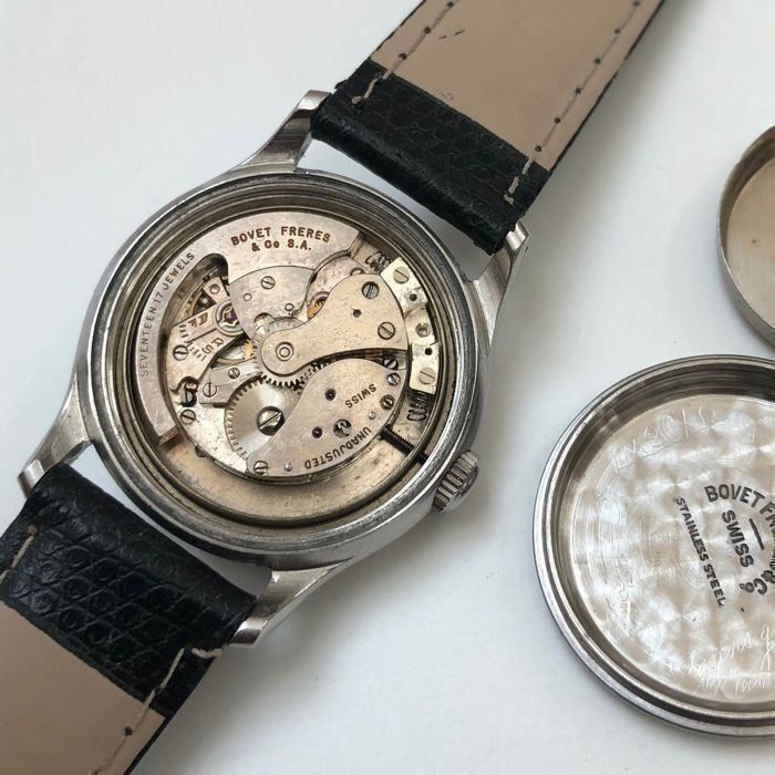 Orologi: 1940s Bovet Self-winding Bumper Movement – Usato da Zürich venduto da GentsStuff 8