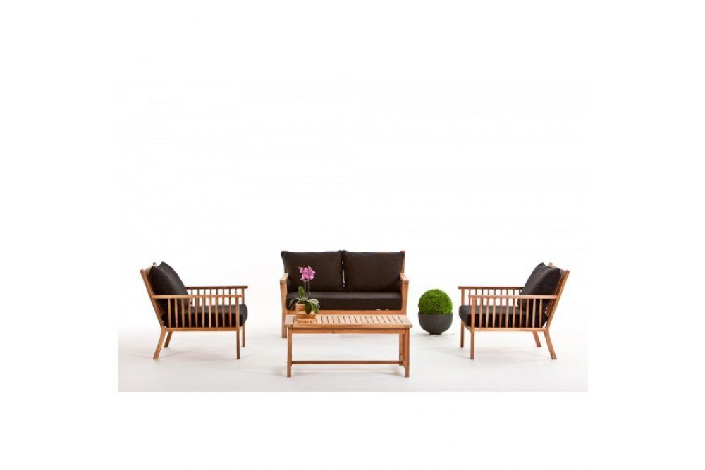 Divani: Holz Lounge Gartenmöbel Piazza – Nuovo e nell'imballaggio originale da Bern venduto da rattan-lounge 1