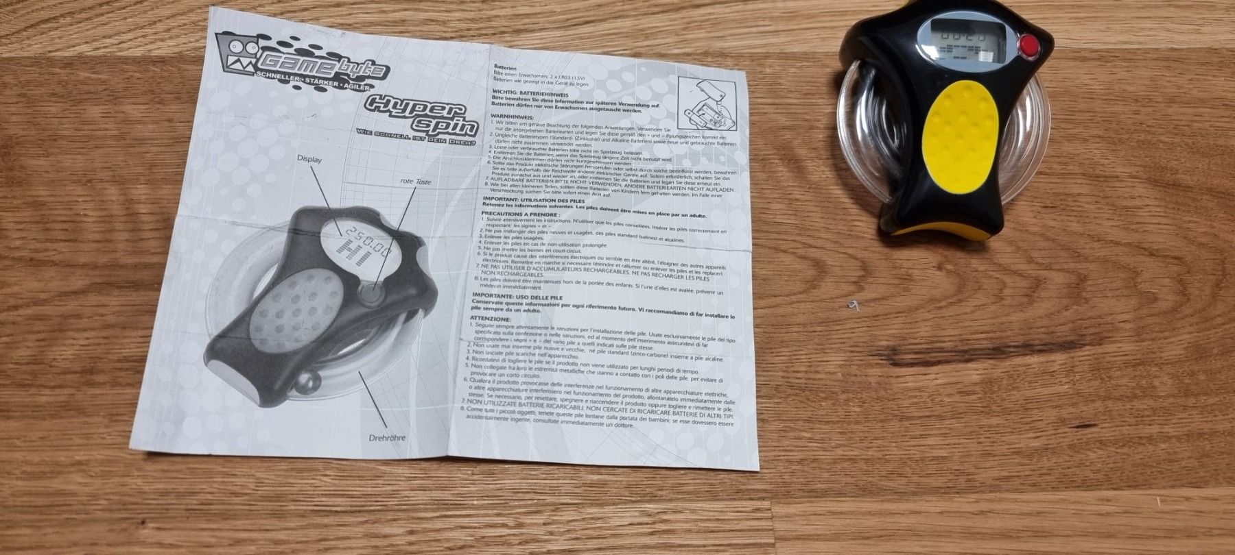 Hasbro Giochi: Hasbro: HyperSpin Handspielgerät ab 6 Jahren – Usato da Lachen SZ venduto da allesweg78 1