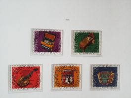 1985 Pro Patria Satz Ersttag Vollstempel mit Gummi