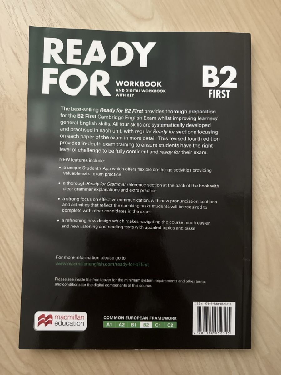 Bücher: Workbook Ready for B2 First Fourth Edition – Neu (gemäss Beschreibung) aus Pfungen von fes_9gxb 1