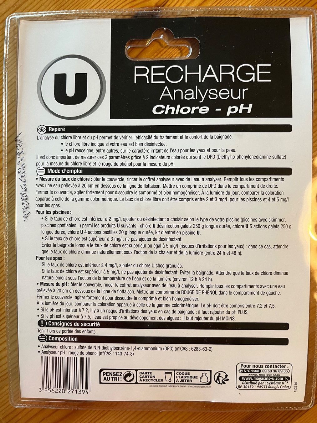 Messen: Recharge Analyseur Chlore – Neu und originalverpackt aus Zürich von Gurkis 1