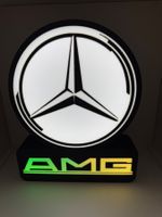 Lightbox lampe led Mercedes AMG rechargeable