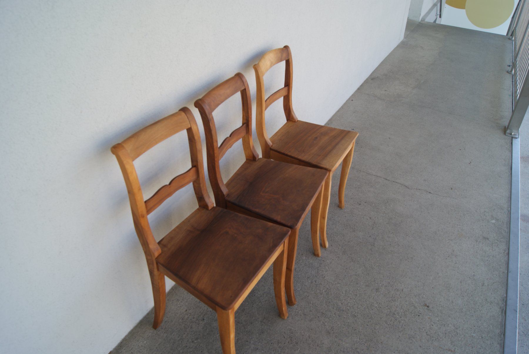 Chaises: 3 Biedermeierstühle Nussbaum – D'occasion à Schafisheim par ds.roth 1
