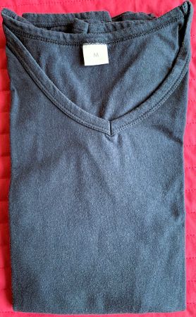 Dunkelblaues Damen T-Shirt, Grösse M