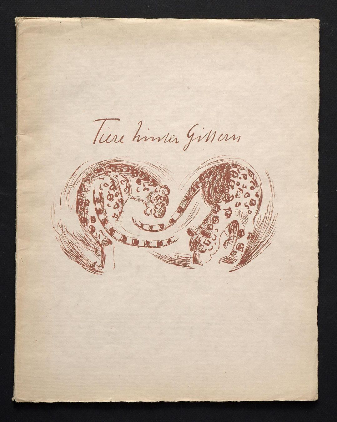 Libri: Bibliophil: Tiere hinter Gittern von Fred Stauffer, num. – Usato da Bern venduto da chamunda 1