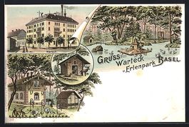 Lithographie Basel, Warteck, Erlenpark