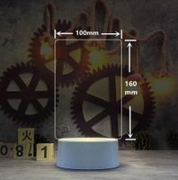 Schreibtafel für Nachrichten mit LED Licht beschreibbar USB!