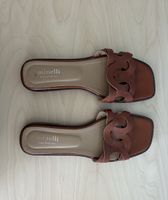 Minelli Brown Leather Sandals - Size 40