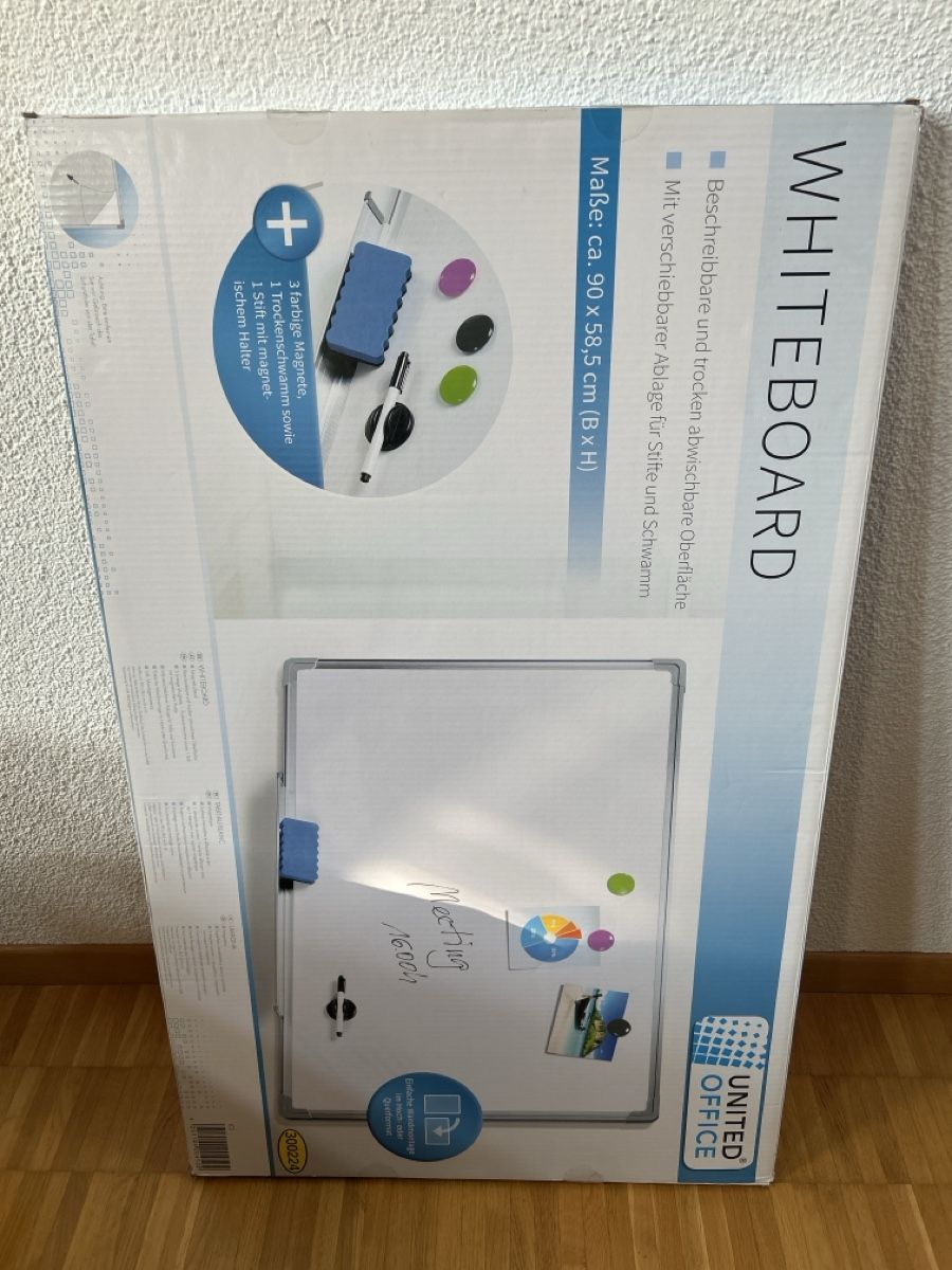 Lavagne: Whiteboard United Office 90x58.5 cm neu – Nuovo e nell'imballaggio originale da Brüttisellen venduto da mogador9