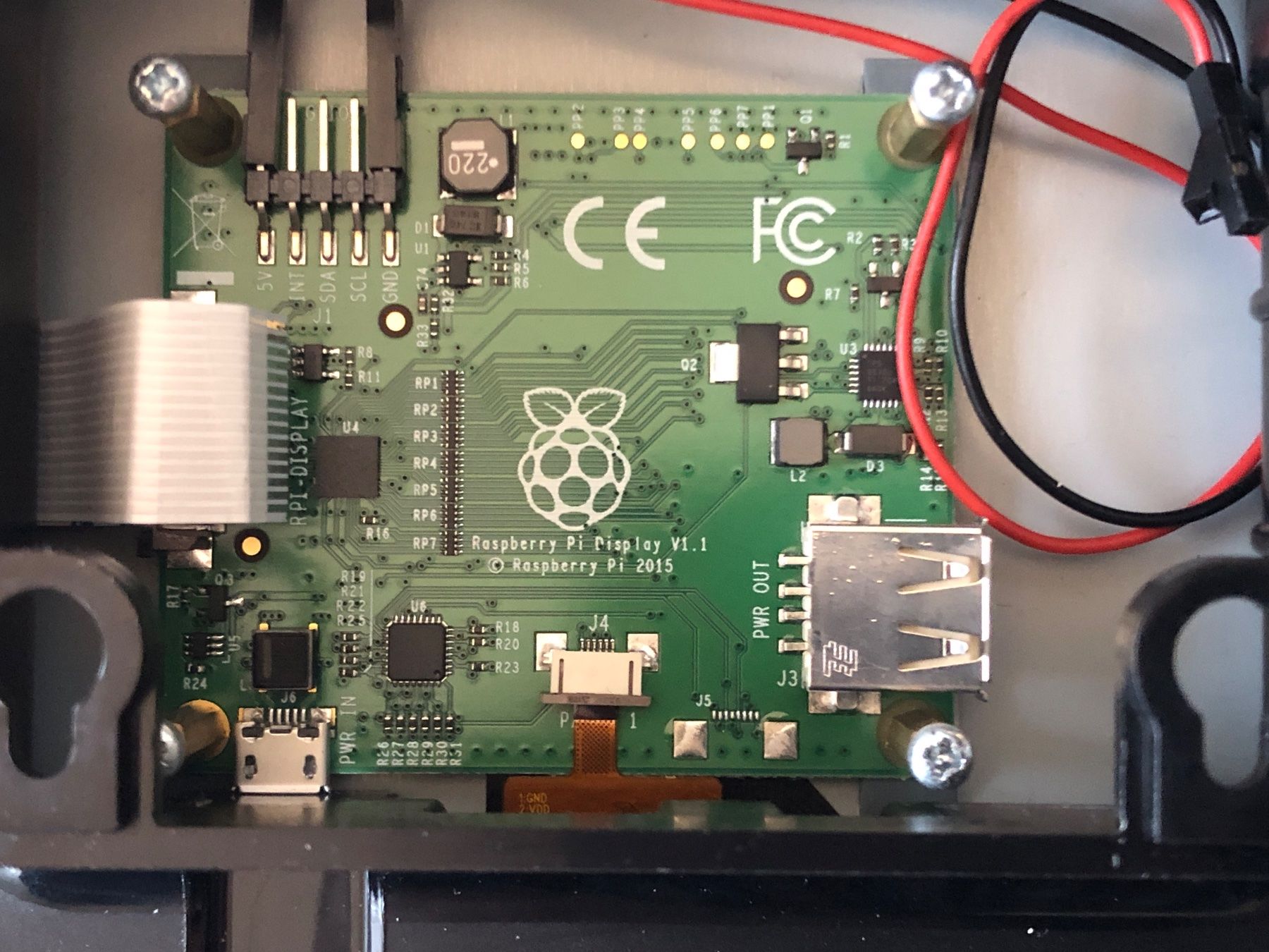 Raspberry Pi PCs: Raspberry PI 3 Mod. B mit Raspi 7“ LCD Touch Display – Gebraucht aus Zürich von  6