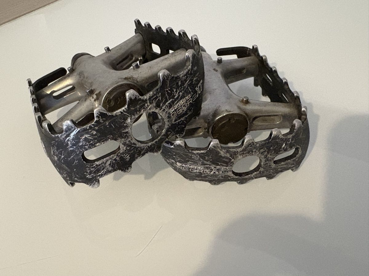 Shimano Ersatzteile: Pedale Mtb Retro Schimano Deore XT kult – Gebraucht aus Giubiasco von bulag