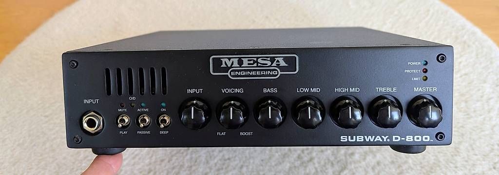 Mesa Boogie Amplificatori: Mesa Boogie Subway D-800 Bass Amp Head – Usato da Windisch venduto da Kookmeyer1