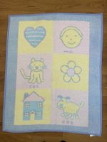 Gepflegte Babydecke / Kuscheldecke (90 x 105 cm) Top Zustand