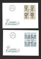 2 FDC 630 - 631 Serie Viererblöcke Europamarken ET 30.4.1979