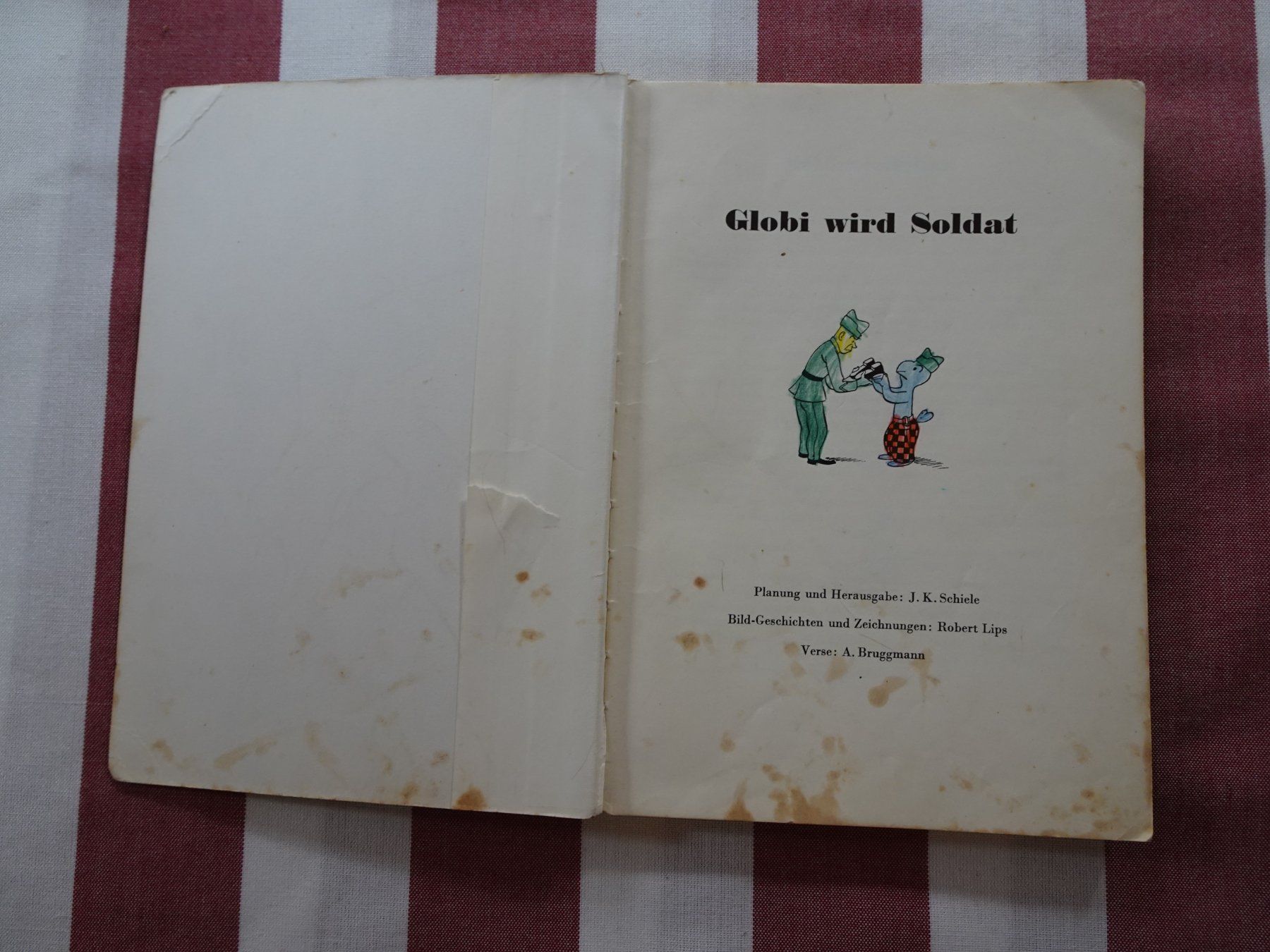 Comics: Globi wird Soldat - 4. Auflage von 1960 - G276 – Gebraucht aus Küssnacht am Rigi von Bookslove 1