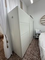 Kleiderschrank weiss zwei Elemente gebrauchter Zustand