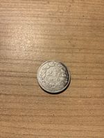 Sehr seltene 2 Schweizer Franken Silber Münze Jahrgang 1874